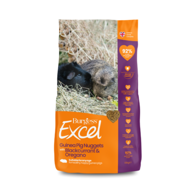 Burgess Excel Guinea Pig Nuggets Blackcurrant & Oregano 1.5kg