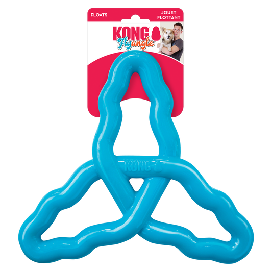 KONG Flyangle Durable Fetch Dog Toy - Large Assorted