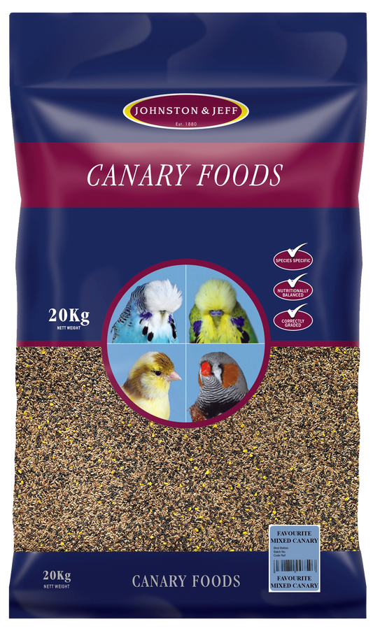 Johnston & Jeff Favourite Mixed Canary 20kg
