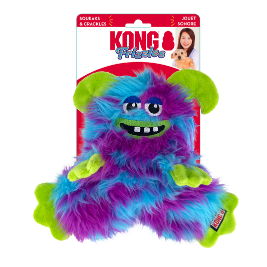 KONG Frizzle Razzle Interactive Crinkle Toy - Medium