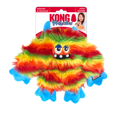 KONG Frizzle Zazzle Interactive Crinkle Toy - Medium