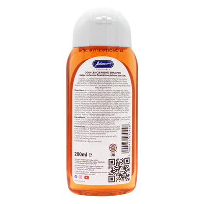 Johnson's Dog Flea Cleansing Shampoo 200ml