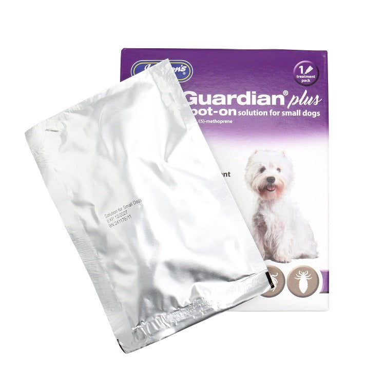 Johnson's Guardian Plus Spot On for Small Dogs 2kg – 10kg 1 TREATMENT