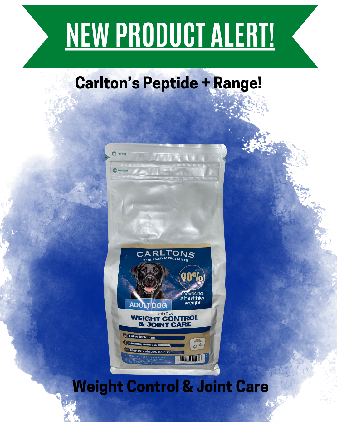 Carlton's Peptide+ Weight Control & Joint Care 1.5kg