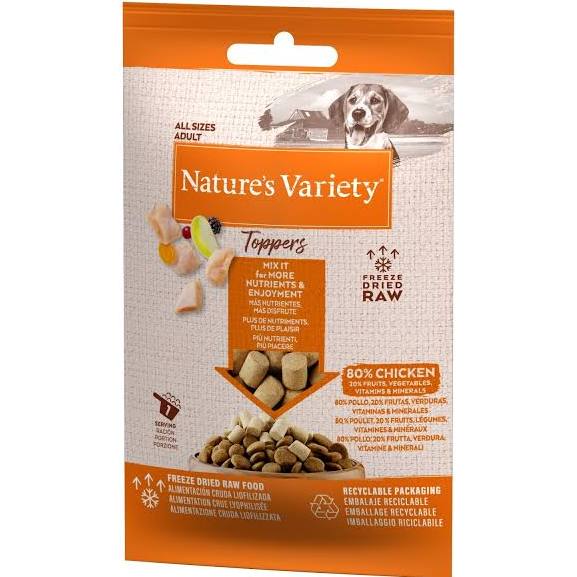 Natures Variety Complete Freeze Dried Meal Topper Chicken 15g