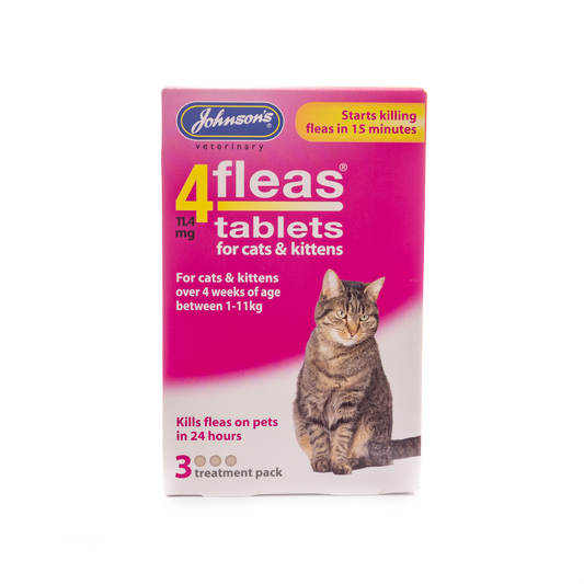 Johnson's 4fleas Tablets for Cats & Kittens 3 pack