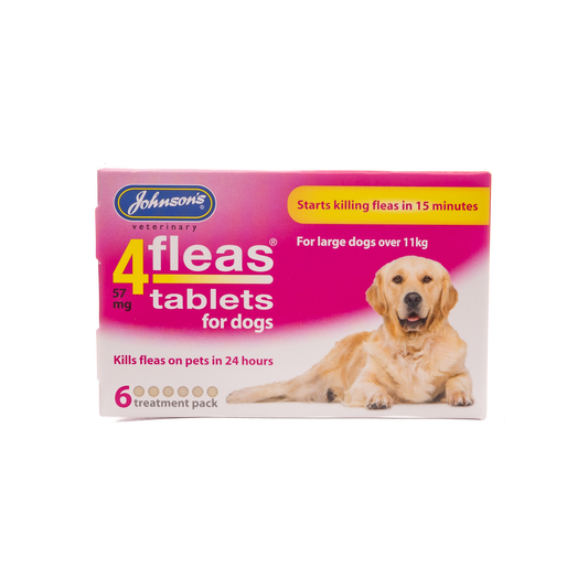 Johnson's 4fleas Tablets Large Dog 6 pack