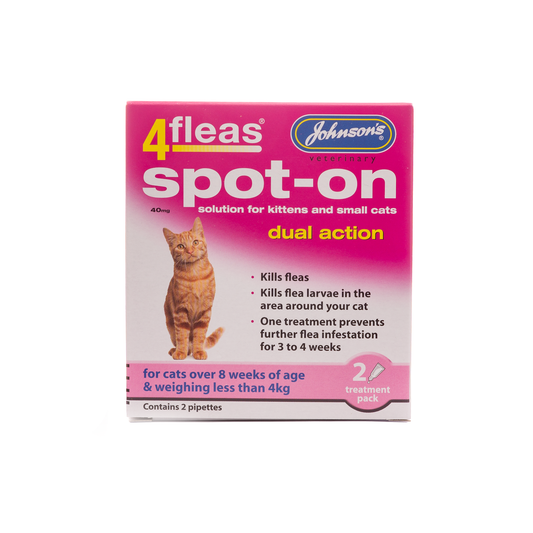 Johnson's 4fleas Spot-on for Cats & Kittens up to 4kg