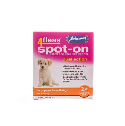 Johnson's 4fleas Spot-on for Puppies up to 4kg