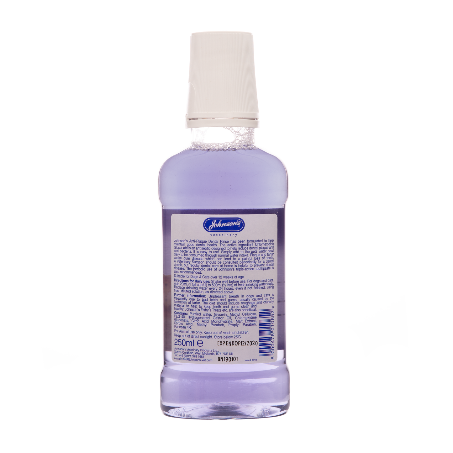 Johnson's Anti-Plaque Dental Rinse 250ml