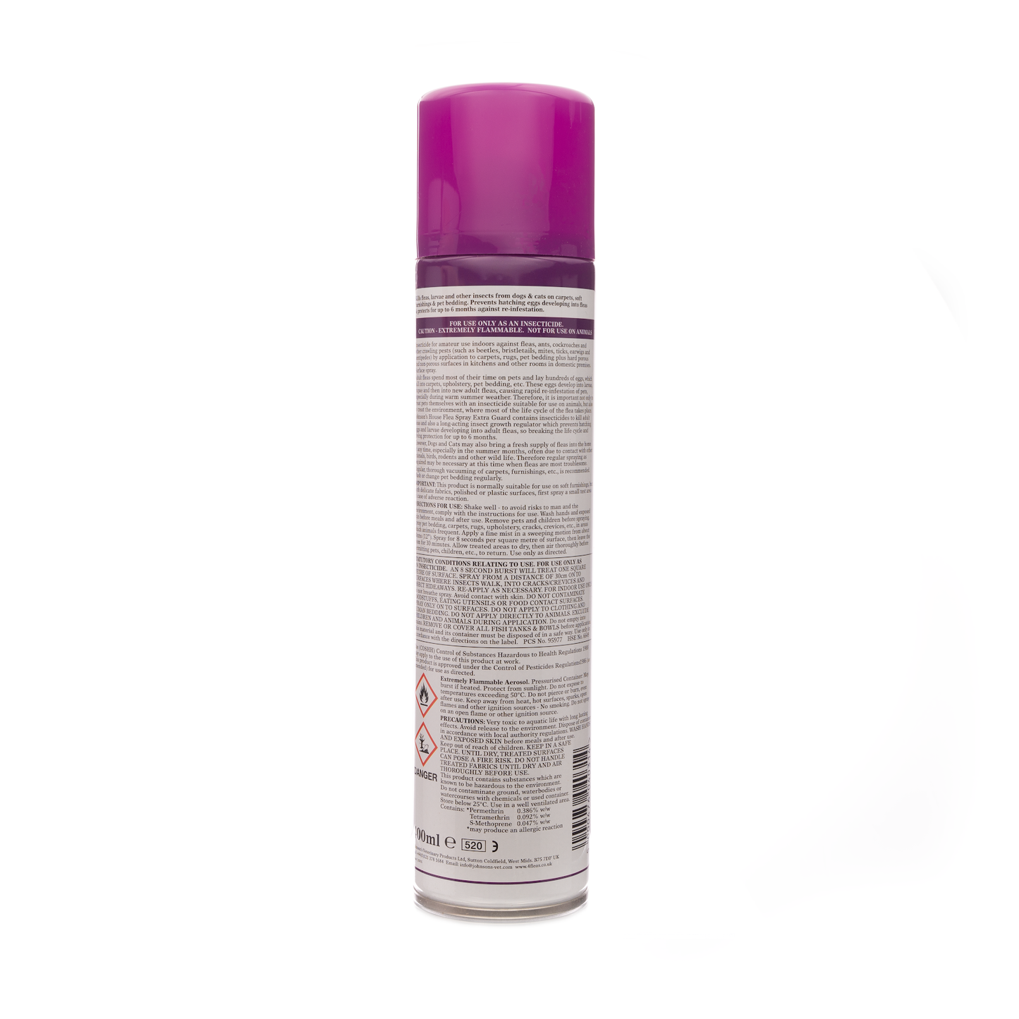 Johnson's Vet I.G.R. House Flea Spray – 400ml