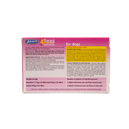 Johnson's 4Fleas – Large Dog Tablets 3 pack