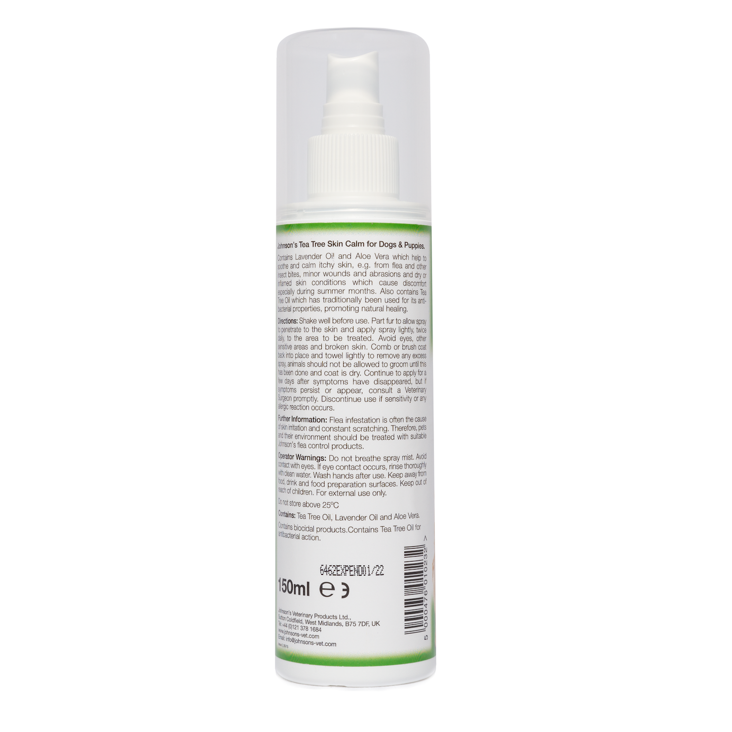 Johnson's Tea Tree Skin Calm Spray 150ml