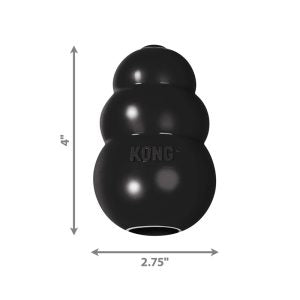 KONG Extreme Durable Chew Dog Toy - Large Black (10cm)