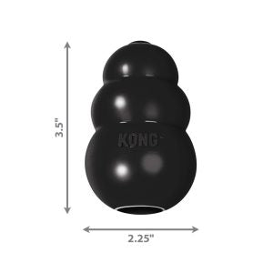 KONG Extreme Durable Chew Dog Toy - Medium Black (8.5cm)