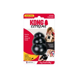 KONG Extreme Durable Chew Dog Toy - Small Black (7cm)