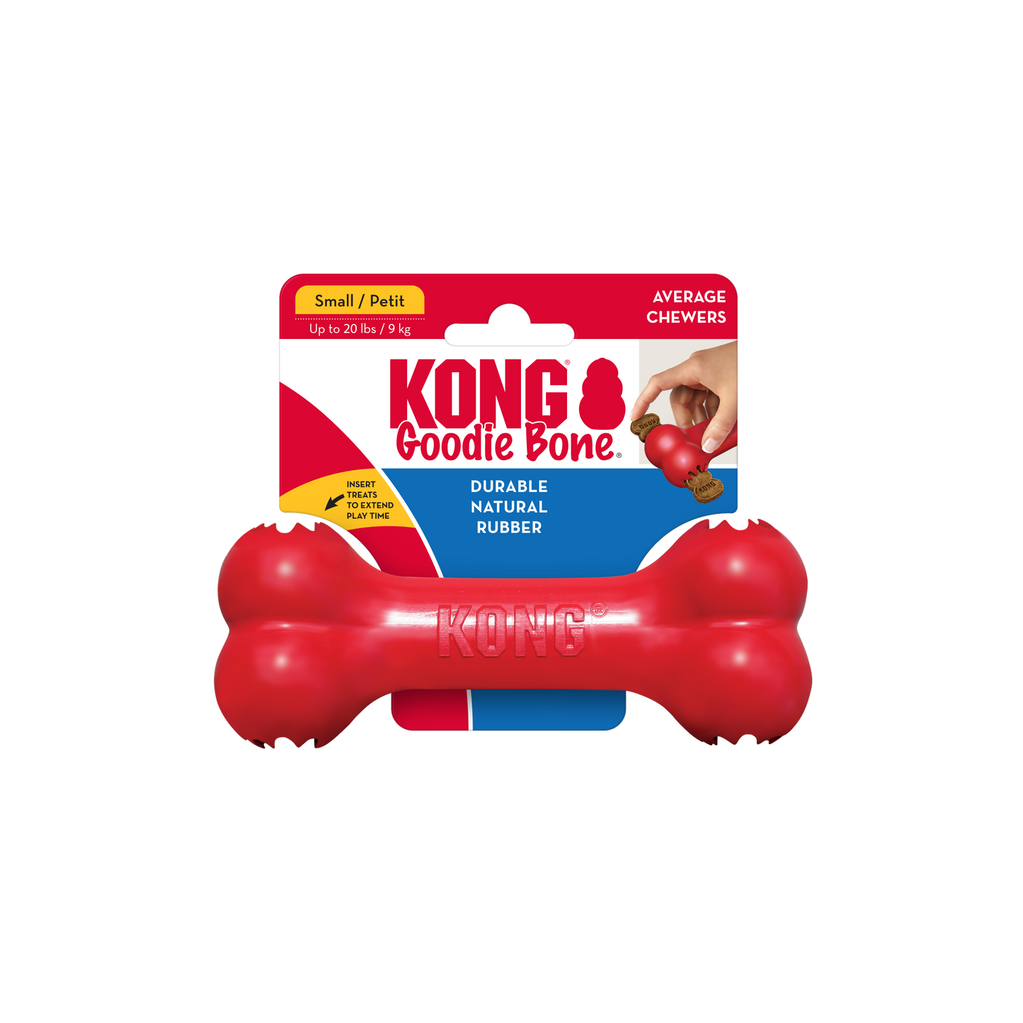 KONG Goodie Bone Treat Dispensing Dog Toy - Small