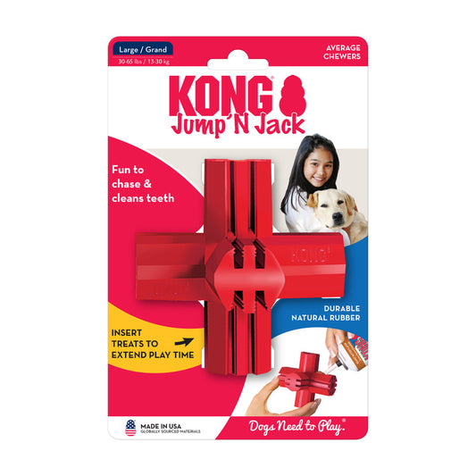 KONG Jump'n Jack Treat Dispensing Dog Toy - Large