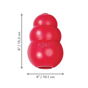 KONG Classic Durable Dog Chew Toy XX-Large 14.5cm - Red