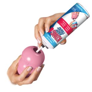 KONG Puppy Durable Chew Dog Toy - Medium Blue/Pink (8.5cm)