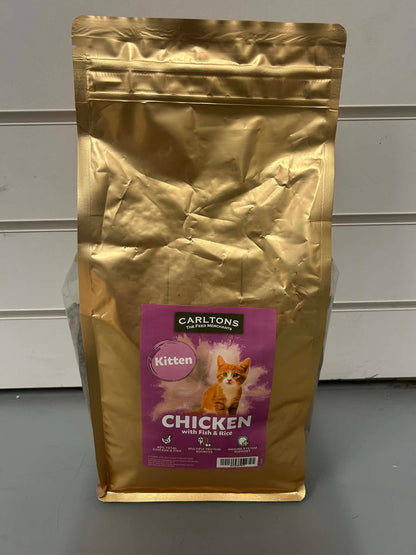 Carltons Premium Kitten Food Chicken with Fish & Rice 2kg