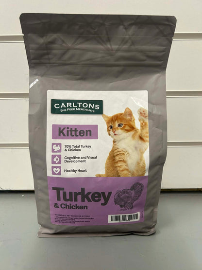 Carltons Complete Kitten Food Turkey & Chicken 1.5kg
