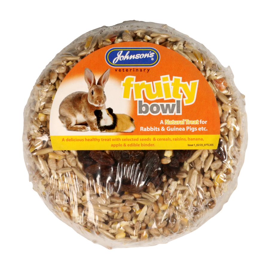 Johnsons Veterinary Products Fruity Bowl for Rabbits & Guinea Pigs