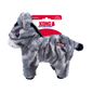 KONG Low Stuff Stripes Donkey Squeaky Plush Dog Toy - Medium