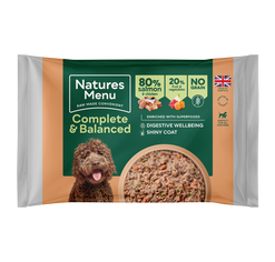 Natures Menu Frozen Complete & Balanced 80/20 Block - Salmon & Chicken 500g