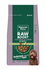 Natures Menu Raw Boost - Pork & Lamb 3KG