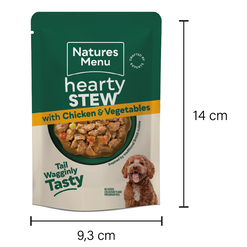 Natures Menu Chicken and Vegetable Hearty Stew Pouch 8x100g