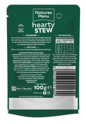 Natures Menu Chicken and Vegetable Hearty Stew Pouch 8x100g