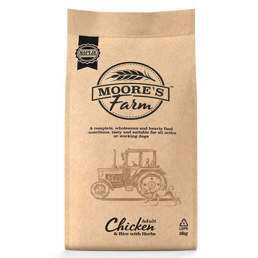 Moore's Farm Adult Chicken & Rice With Herbs 2kg