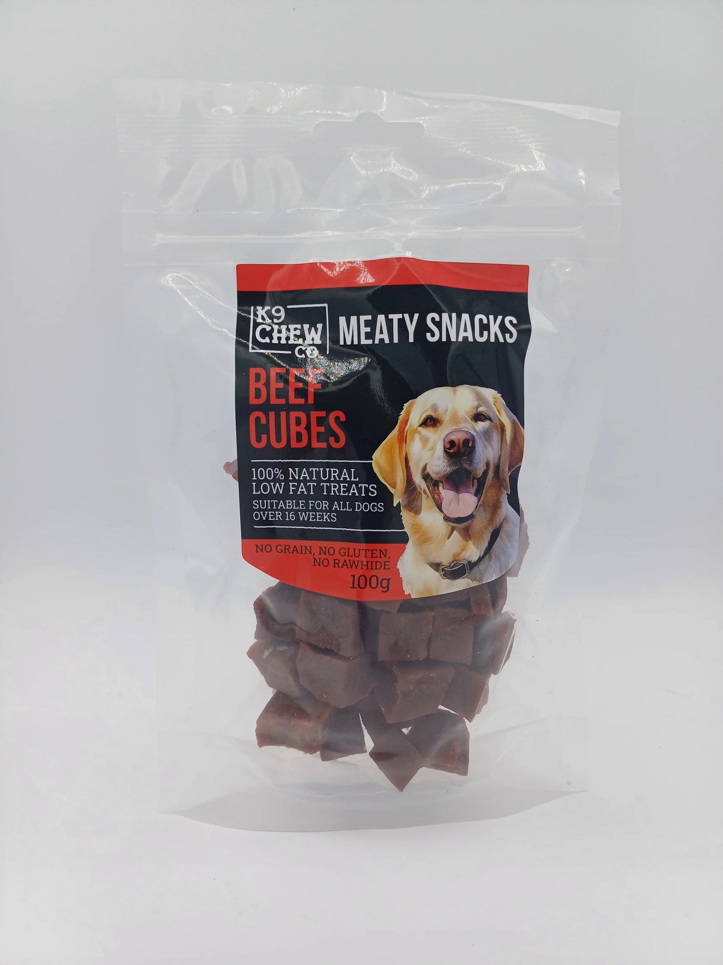K9 Chew Co. Meaty Snacks Beef Cubes 100g