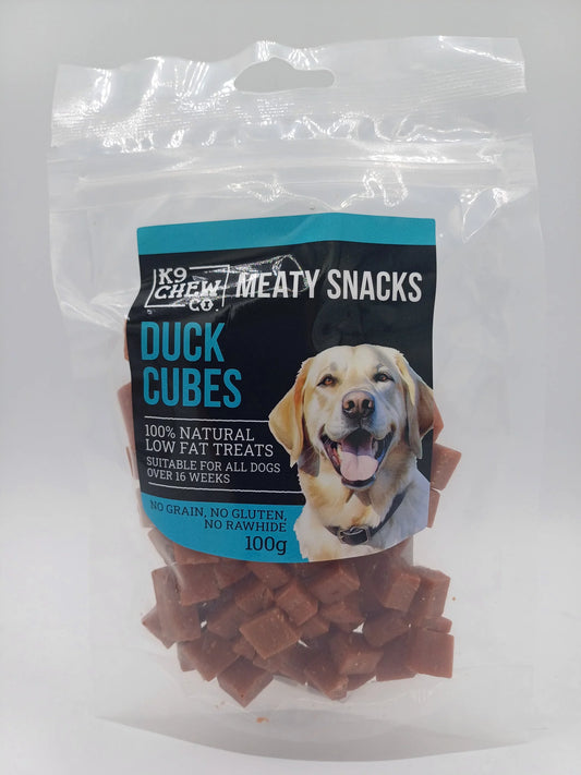 K9 Chew Co. Meaty Snacks Duck Cubes 100g
