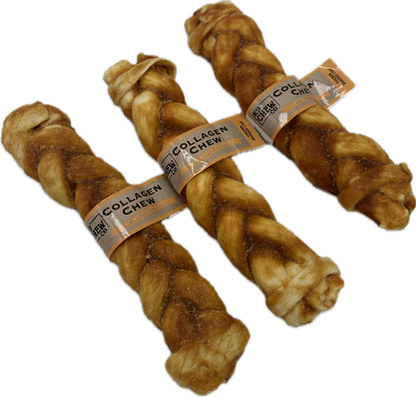 K9 Chew Co. Collagen Braided Loaf(approx. 25cm long)