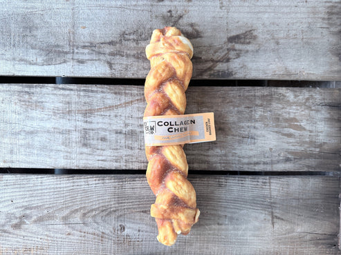 K9 Chew Co. Collagen Braided Loaf(approx. 25cm long)