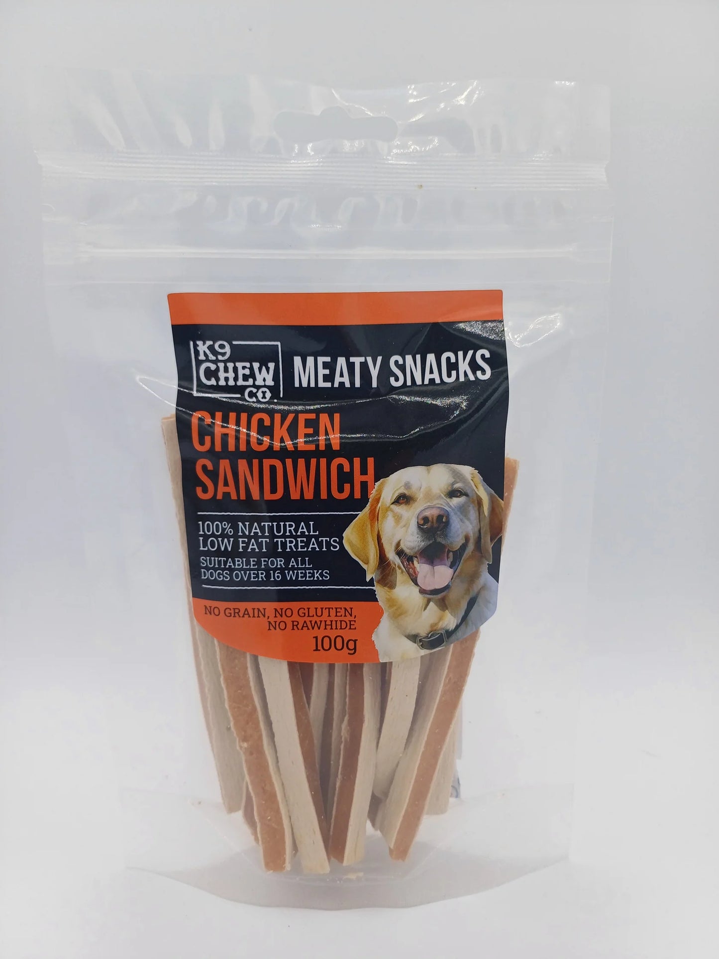 K9 Chew Co. Meaty Snacks Chicken Sandwich 100g