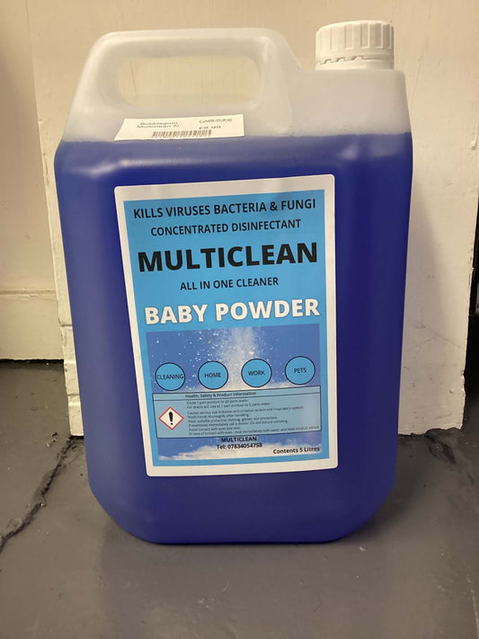 Multiclean Disinfectant Baby Powder Fragrance 5 Litre