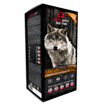Alpha Spirit Semi Moist Multi-Protein Complete Dog Food Box 9kg