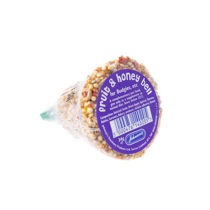 Johnson's Fruit & Honey Bells for Budgies, Parakeets etc 34g