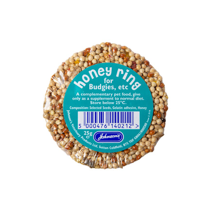 Johnson's Honey Rings for Budgies, Parakeets etc