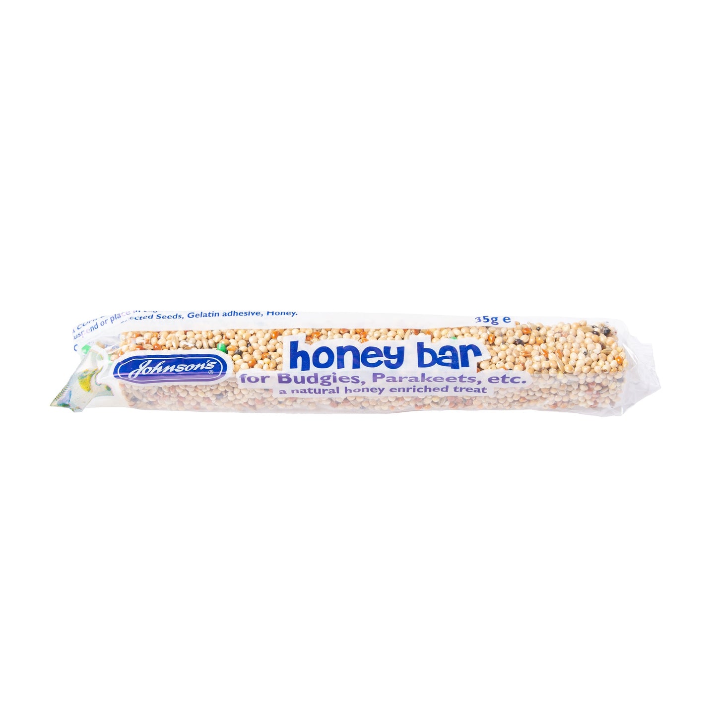 Johnson's Honey Bars for Budgies, Parakeets etc 35g