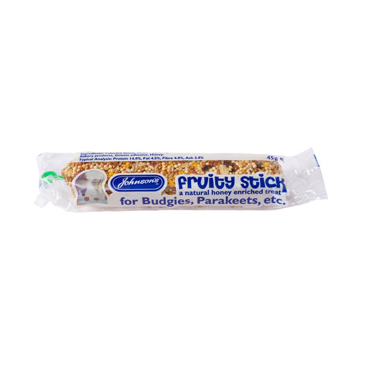 Johnson's Fruity Sticks for Budgies, Parakeets etc 45g