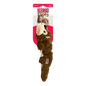 KONG Scrunch Knots Squirrel Squeaky Tug Dog Toy - Small/Medium (25.4cm)