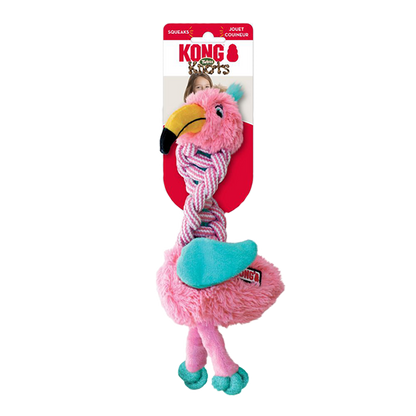 KONG Knots Twists Squeaky Tug Dog Toy - Medium/Large Assorted