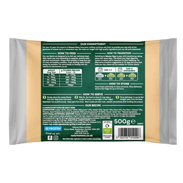 Natures Menu Frozen Complete & Balanced 80/20 Block - Goose & Turkey 500g