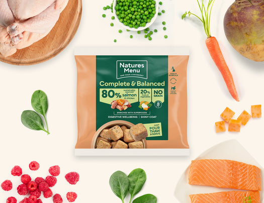 Natures Menu Complete & Balanced 80/20 Nuggets Chicken & Salmon 1kg