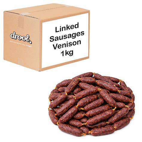 Drool Single Protein Individual Sausages Venison