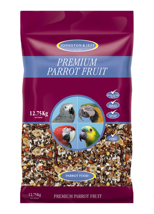 Johnston & Jeff Premium Parrot Fruit Mix 12.75kg
